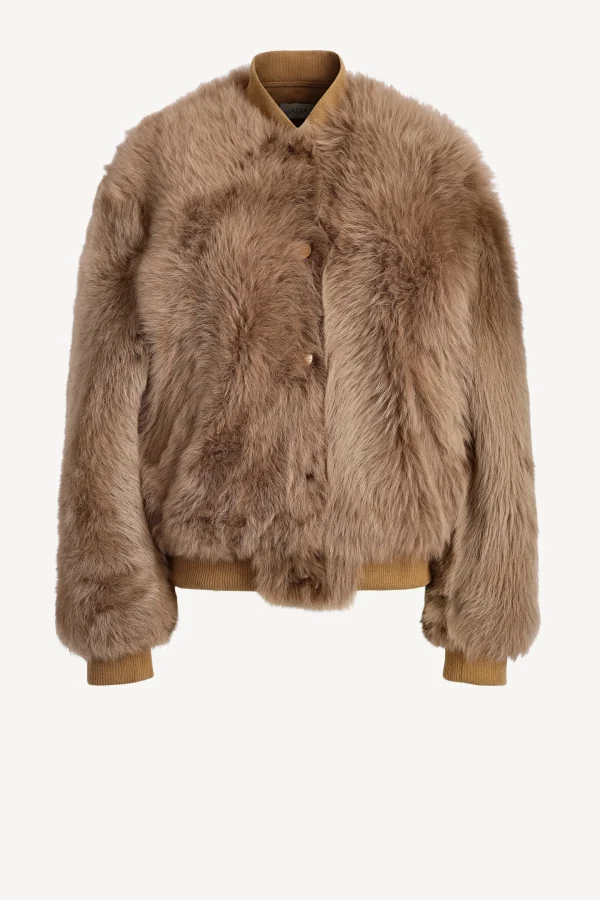Jadia Jacken & Westen<Bomberjacke Bobby Short in Camel