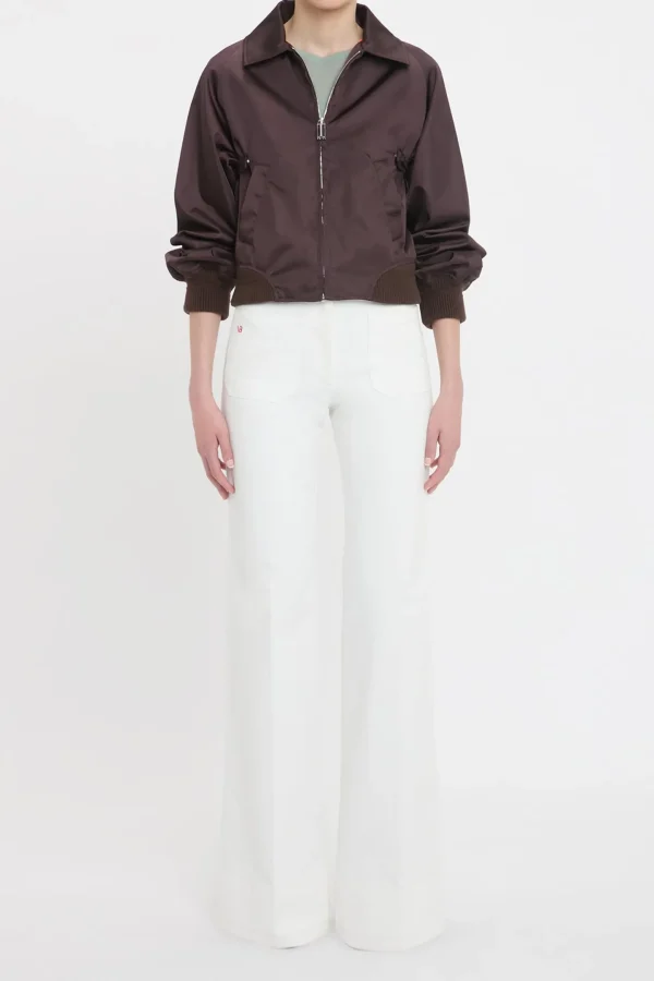 Victoria Beckham Jacken & Westen<Bomberjacke Harrington in Ebony