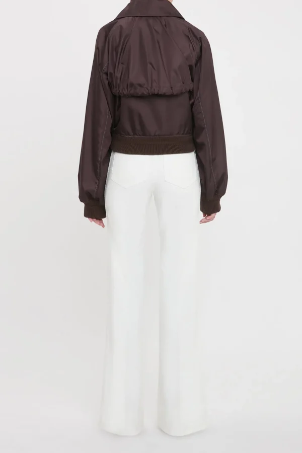 Victoria Beckham Jacken & Westen<Bomberjacke Harrington in Ebony
