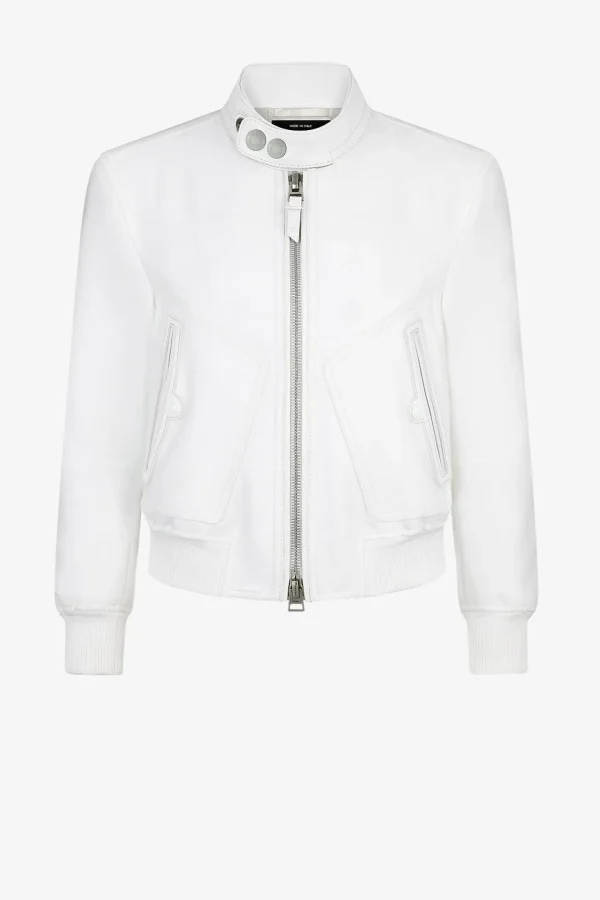 Tom Ford Jacken & Westen<Bomberjacke in Off White