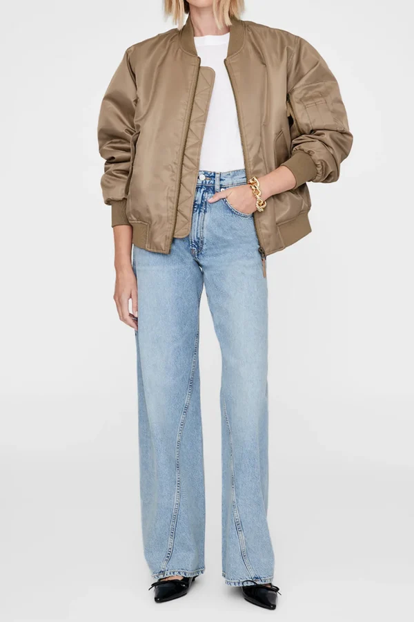 Anine Bing Jacken & Westen<Bomberjacke Leon in Sepia
