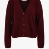 Lisa Yang Strickjacken<Cardigan Abby in Deep Plum