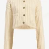 Khaite Strickjacken<Cardigan Balser in Cream