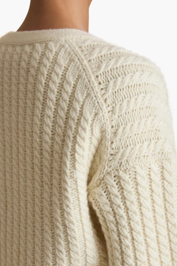 Khaite Strickjacken<Cardigan Balser in Cream