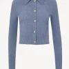 Veronica Beard Strickjacken<Cardigan Cheshire in Smoke Blue