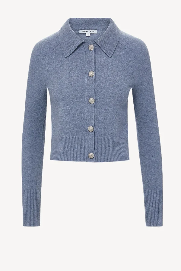 Veronica Beard Strickjacken<Cardigan Cheshire in Smoke Blue