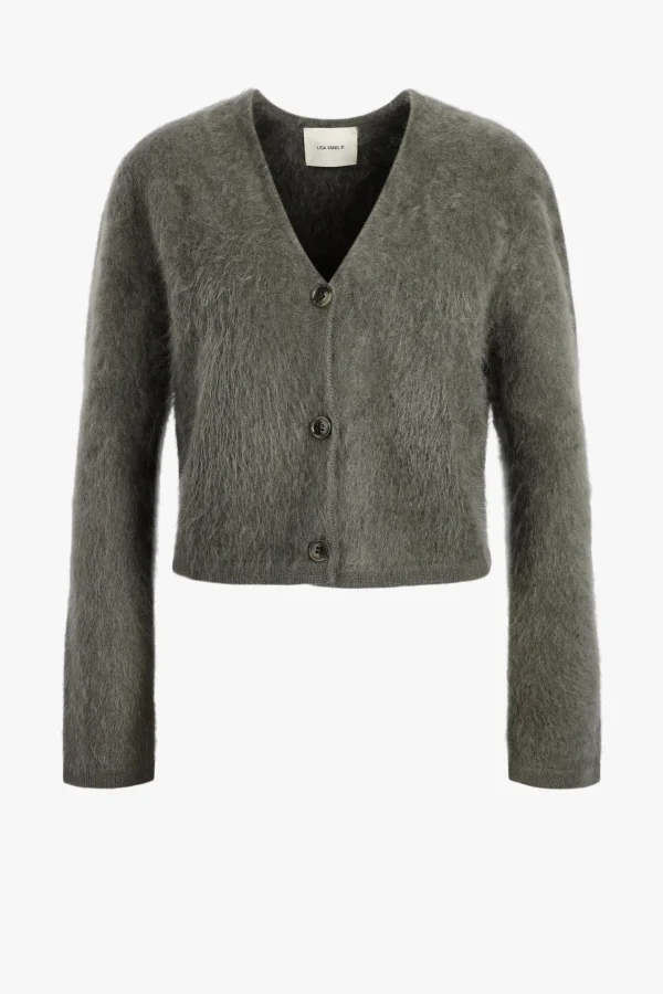 Lisa Yang Strickjacken<Cardigan Filippa in Fern Brushed