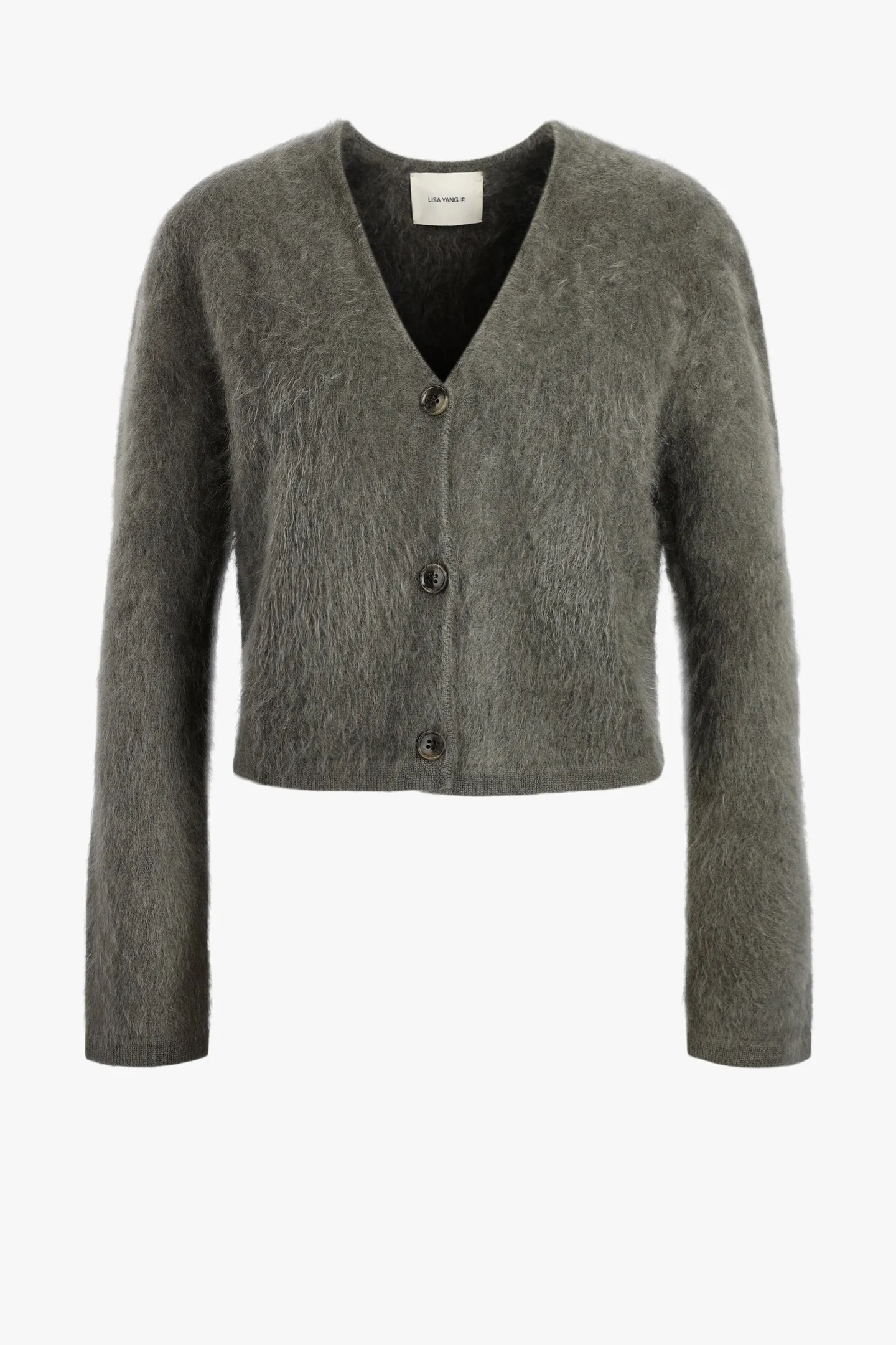 cardigan_filippa_in_fern__0.webp Lisa Yang Strickjacken<Cardigan Filippa in Fern Brushed