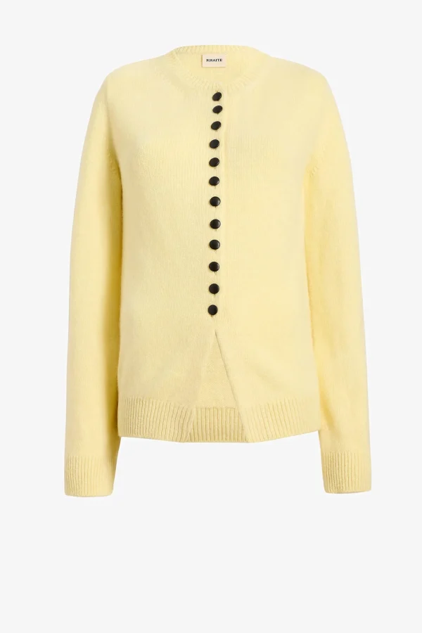 Khaite Strickjacken<Cardigan Josette in Zest