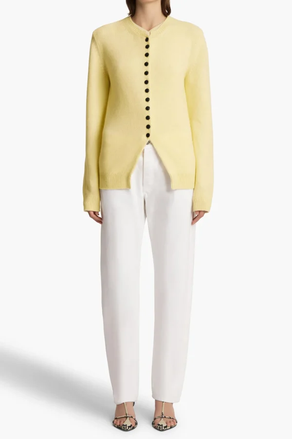 Khaite Strickjacken<Cardigan Josette in Zest
