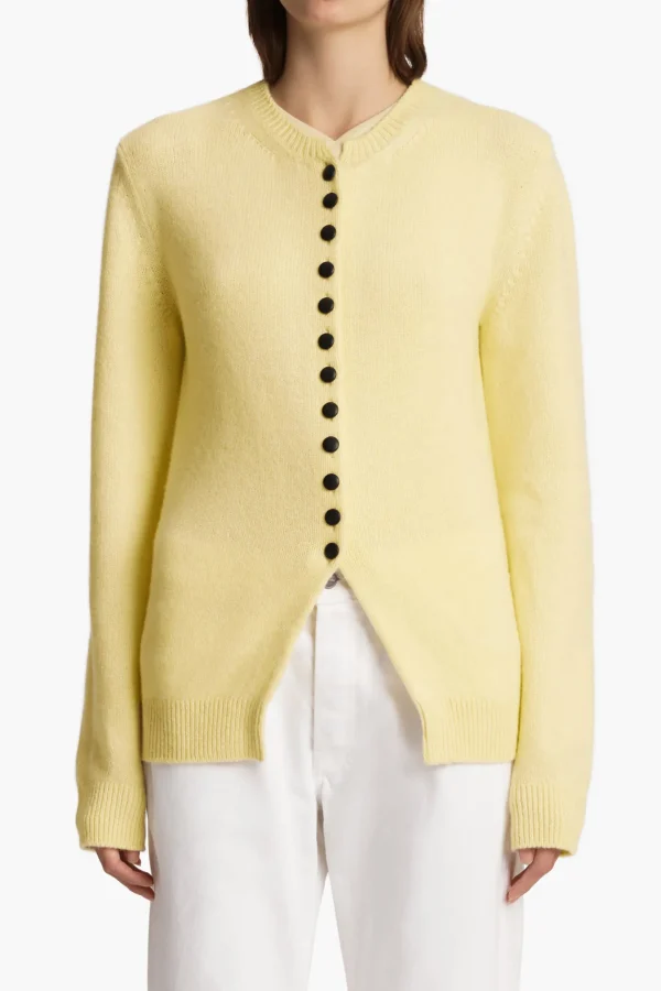 Khaite Strickjacken<Cardigan Josette in Zest
