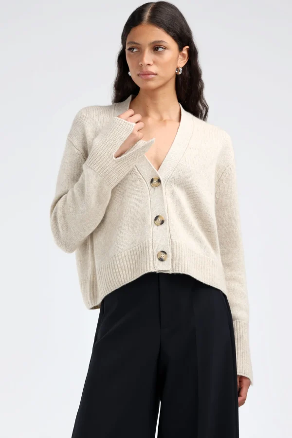 Ladneri Strickjacken<Cardigan Paix in Beige