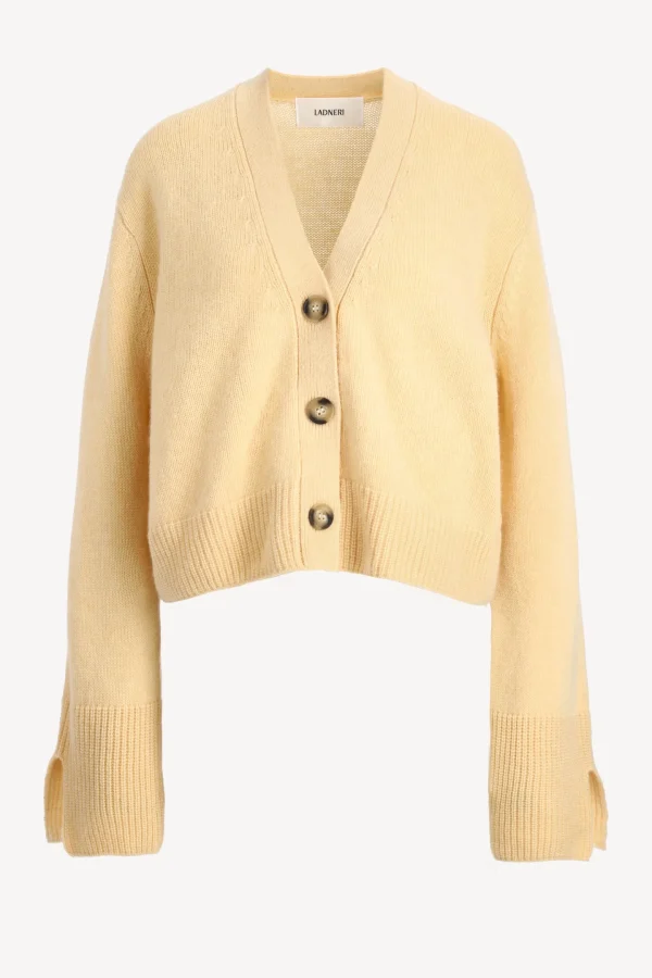 Ladneri Strickjacken<Cardigan Paix in Buttercream