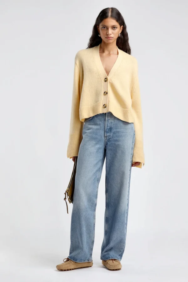 Ladneri Strickjacken<Cardigan Paix in Buttercream