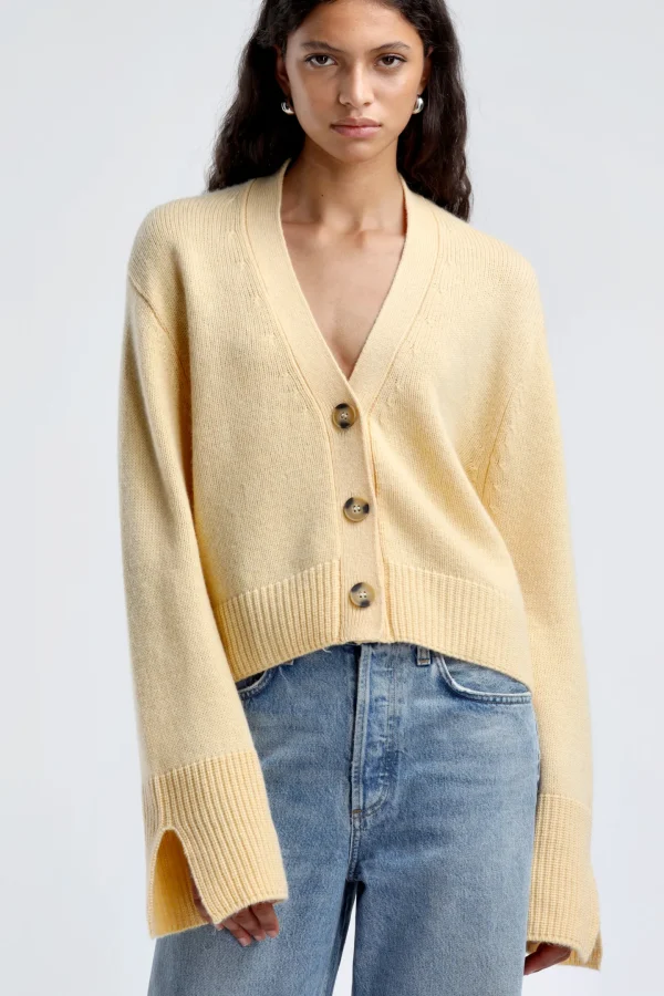 Ladneri Strickjacken<Cardigan Paix in Buttercream