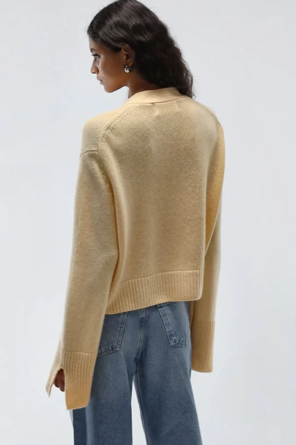 Ladneri Strickjacken<Cardigan Paix in Buttercream
