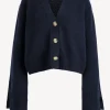 Ladneri Strickjacken<Cardigan Paix in Dark Navy