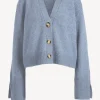 Ladneri Strickjacken<Cardigan Paix in Denim Blue