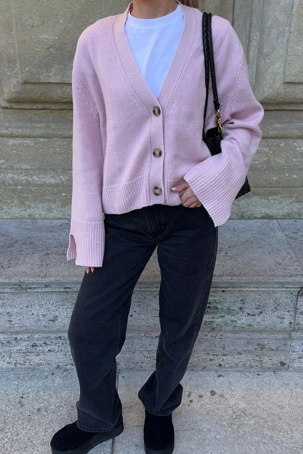 Ladneri Strickjacken<Cardigan Paix in Powder