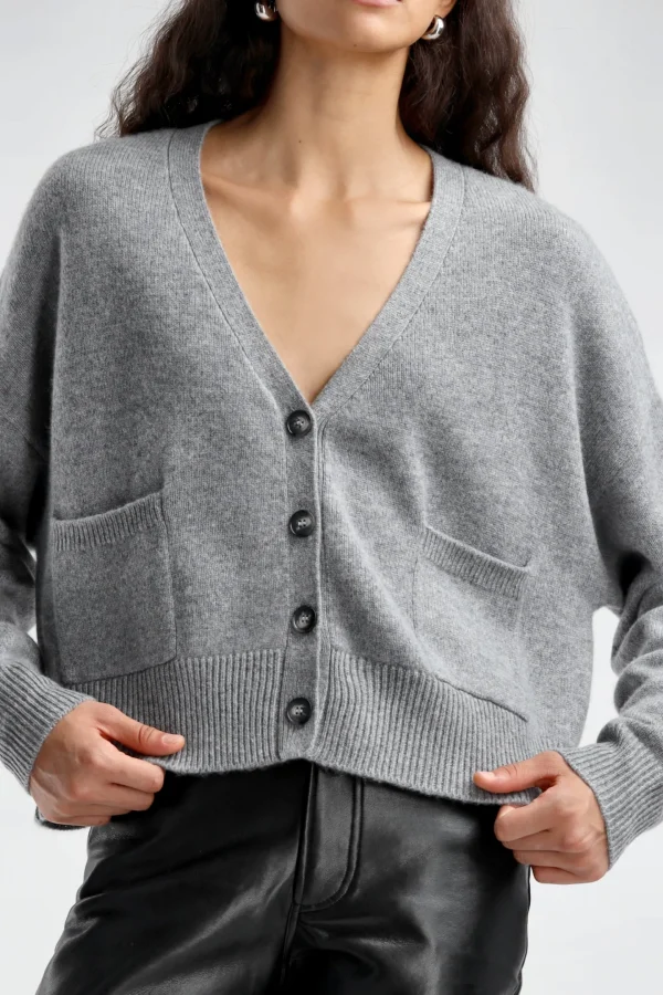 Ladneri Strickjacken<Cardigan Ramatuelle in Mid Grey