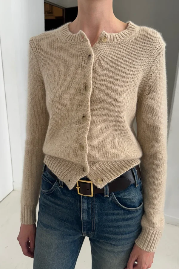 Nili Lotan Strickjacken<Cardigan Saskia in Parchment
