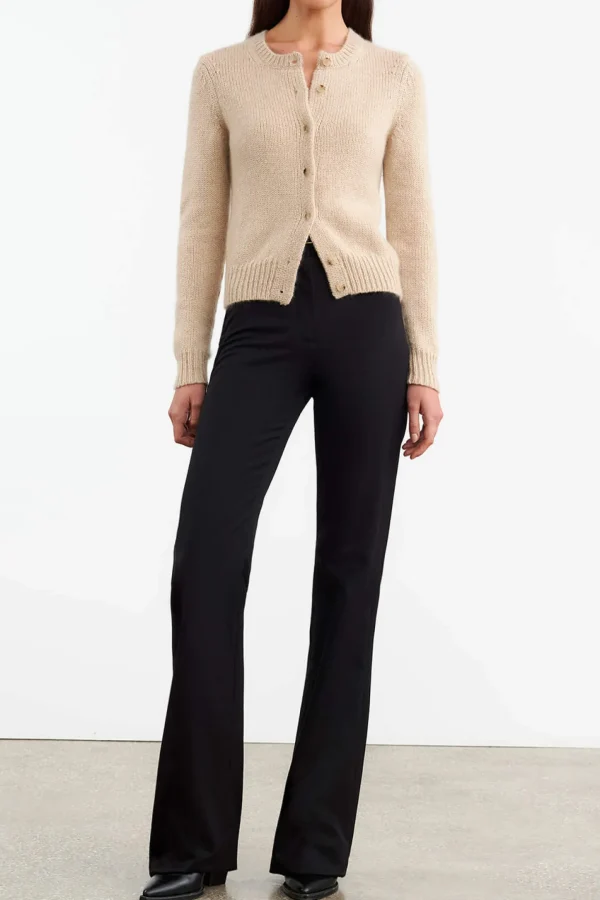 Nili Lotan Strickjacken<Cardigan Saskia in Parchment