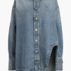 The Attico Blusen & Tops<Hemdbluse Diana in Sky Blue
