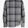 The Attico Blusen & Tops<Hemdbluse Eliza in Grey Check