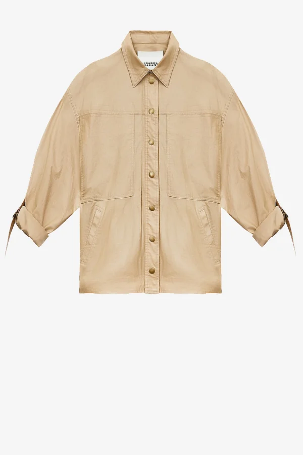 Isabel Marant Jacken & Westen<Hemdjacke Florania in Beige