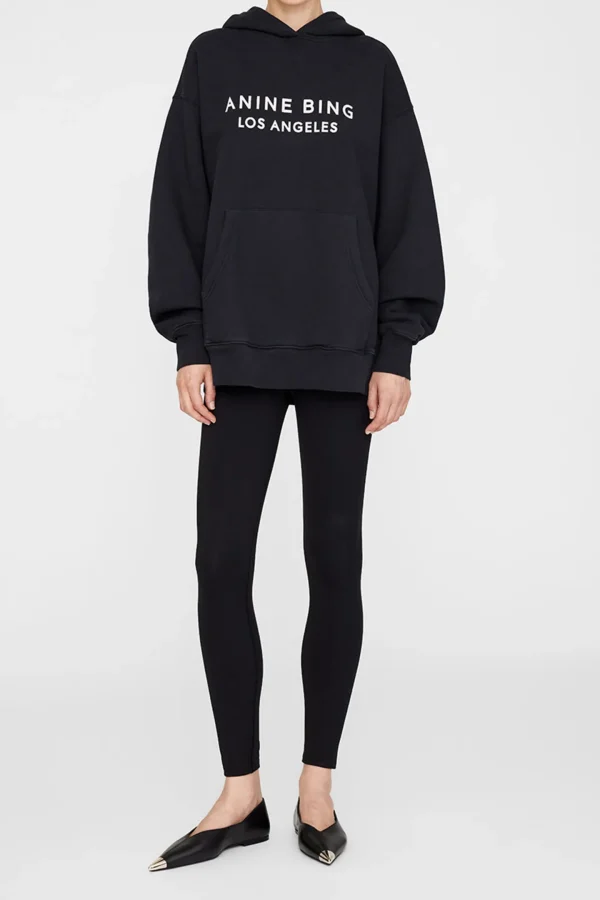 Anine Bing Hoodies & Sweatshirts<Hoodie Alto in Black
