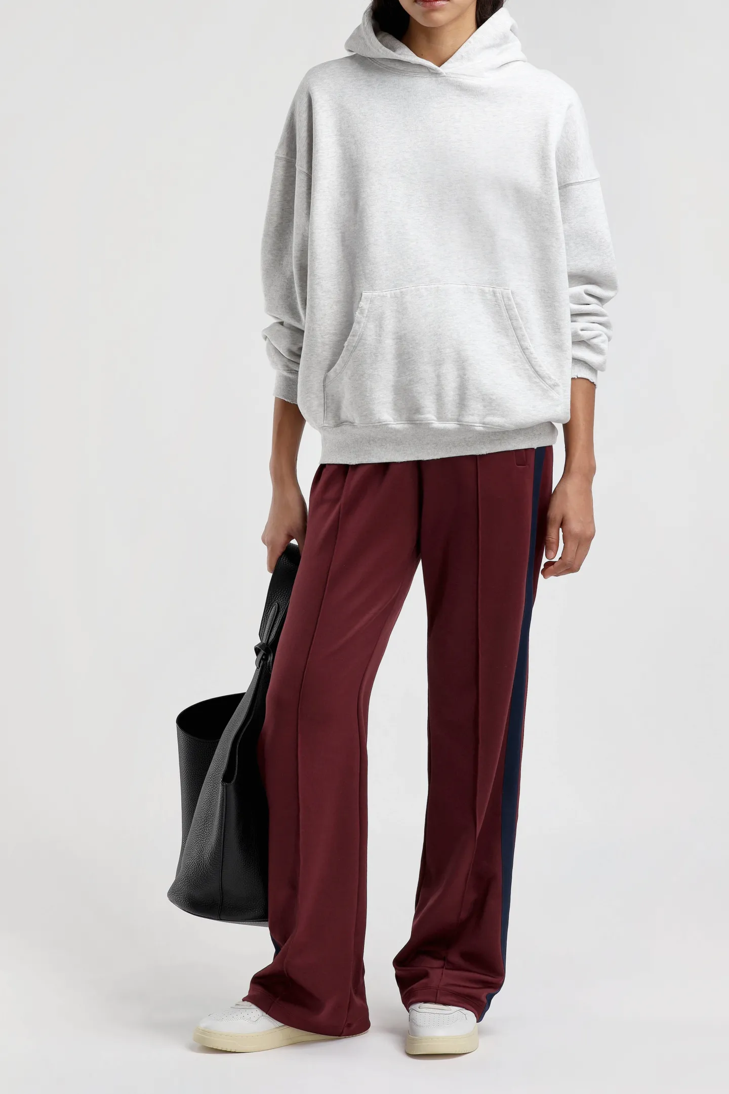 hoodie_clichy_in_grey_mel_1.webp Ladneri Hoodies & Sweatshirts<Hoodie Clichy in Grey Melange