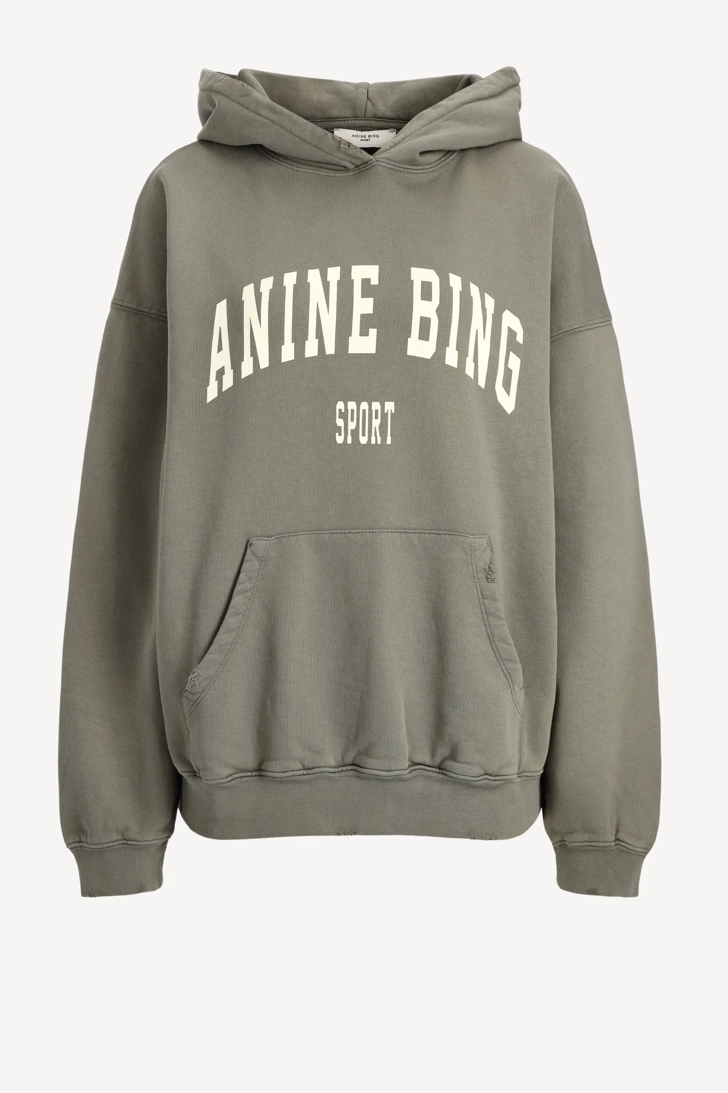 hoodie_harvey_in_dusty_ol_0.webp Anine Bing Hoodies & Sweatshirts<Hoodie Harvey in Dusty Olive