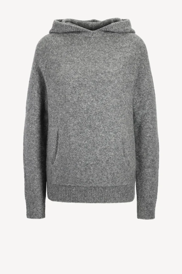 Lisa Yang Pullover<Hoodie Ivy in Graphite Boucle