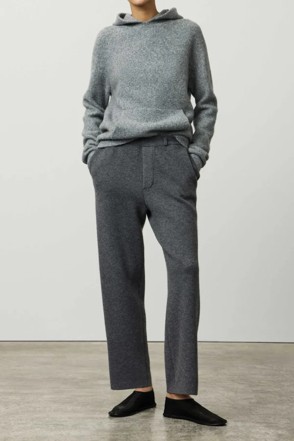 Lisa Yang Pullover<Hoodie Ivy in Graphite Boucle