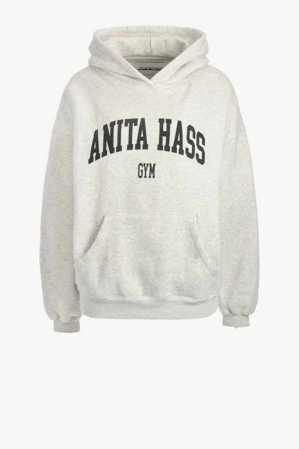 Anita Hass Gym Hoodies & Sweatshirts<Hoodie 'Logo' in Vintage Grey