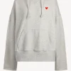 Anita Hass Hoodies & Sweatshirts<Hoodie Open Seam in Melange Grey