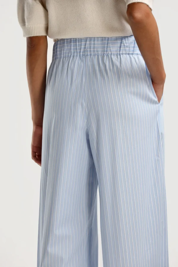 Ladneri Hosen & Jumpsuits<Hose Bondy in Blau/Weiß/Schwarz