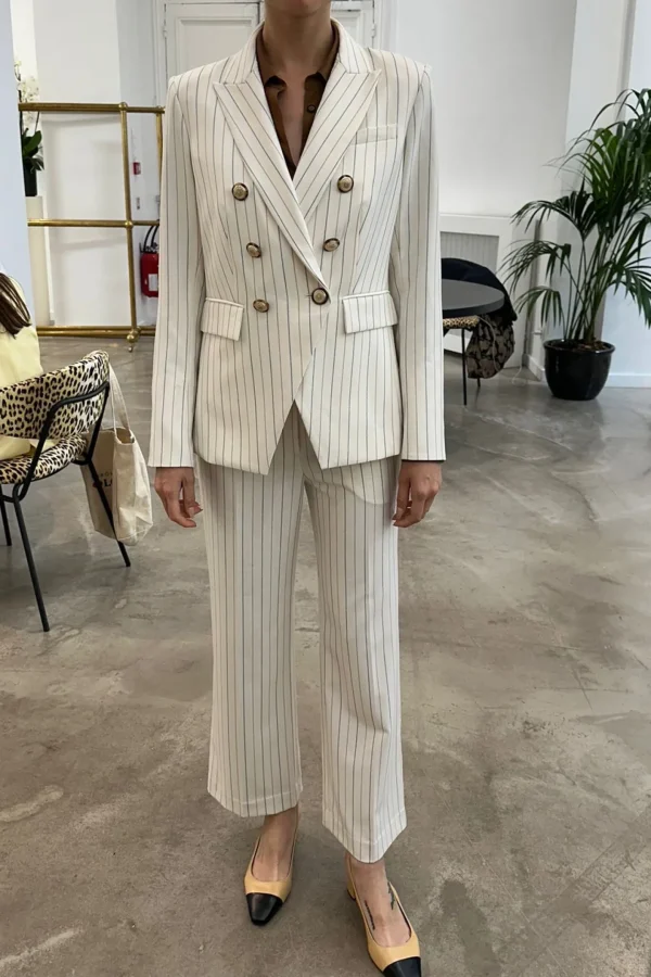 Veronica Beard Hosen & Jumpsuits<Hose Brixton in Dove/Multi