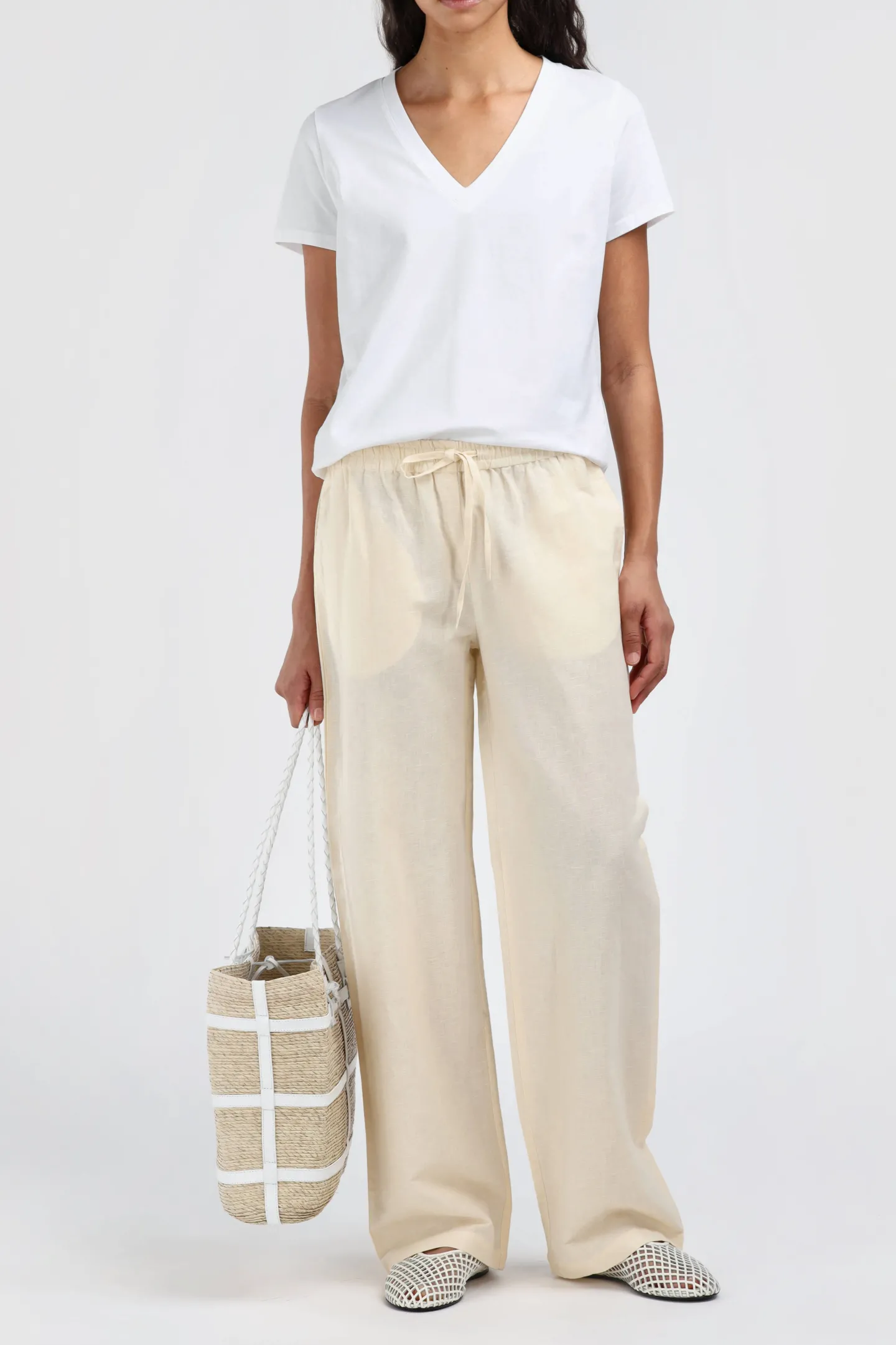 hose_chambord_in_jet_stre_1.webp Ladneri Hosen & Jumpsuits<Hose Chambord in Jet Stream