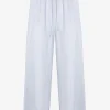 Ladneri Hosen & Jumpsuits<Hose Chambord Oxford in Blau/Weiß