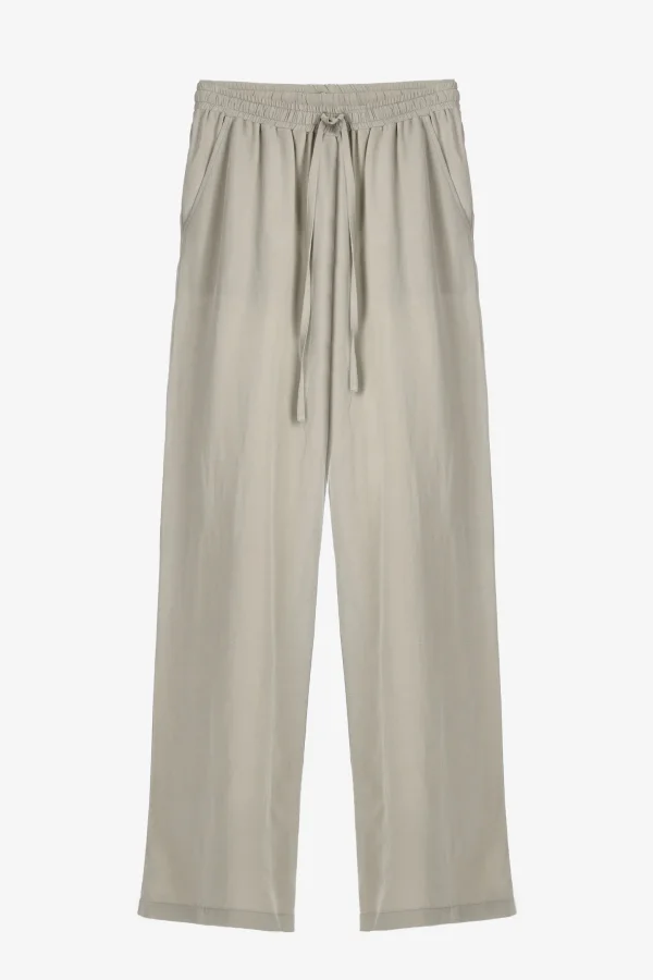 Ladneri Hosen & Jumpsuits<Hose Chambord Soft Linen in Sage