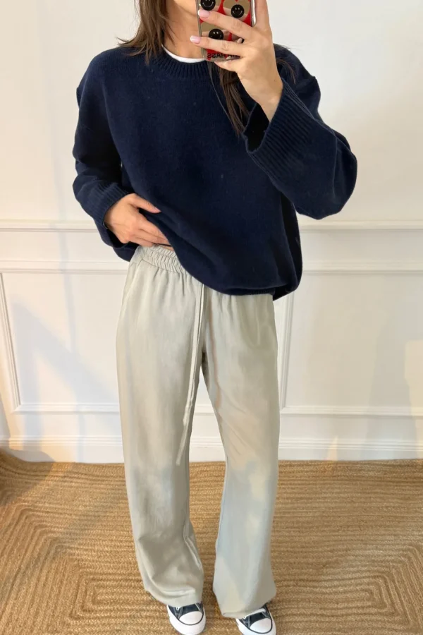 Ladneri Hosen & Jumpsuits<Hose Chambord Soft Linen in Sage