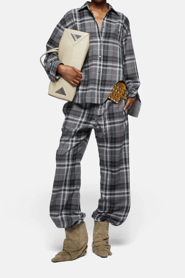The Attico Hosen & Jumpsuits<Hose in Grey Check