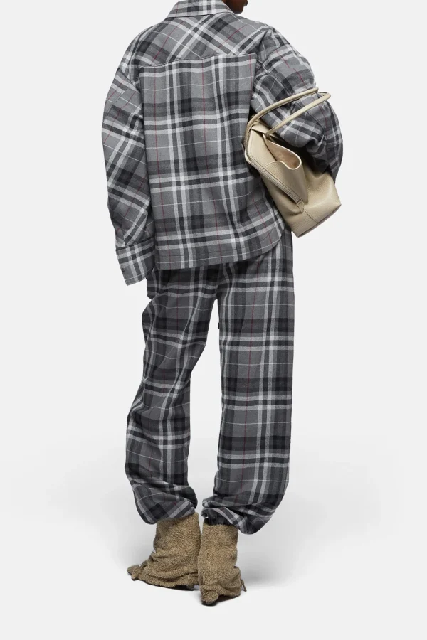 The Attico Hosen & Jumpsuits<Hose in Grey Check