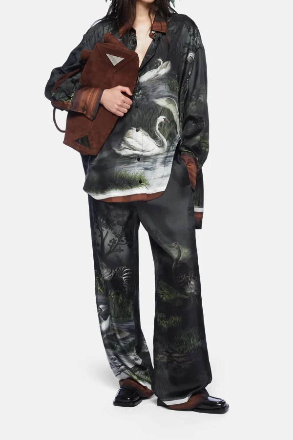 The Attico Hosen & Jumpsuits<Hose in Smoke