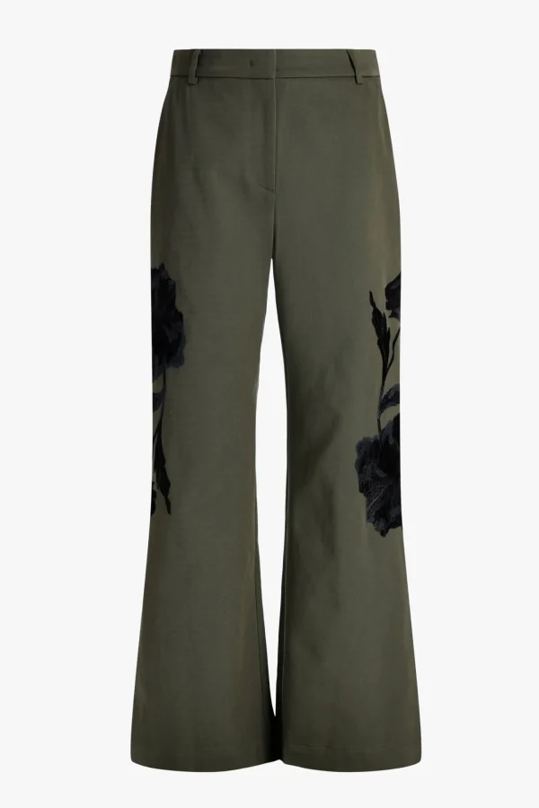 La Double J Hosen & Jumpsuits<Hose Janis in Camouflage Green