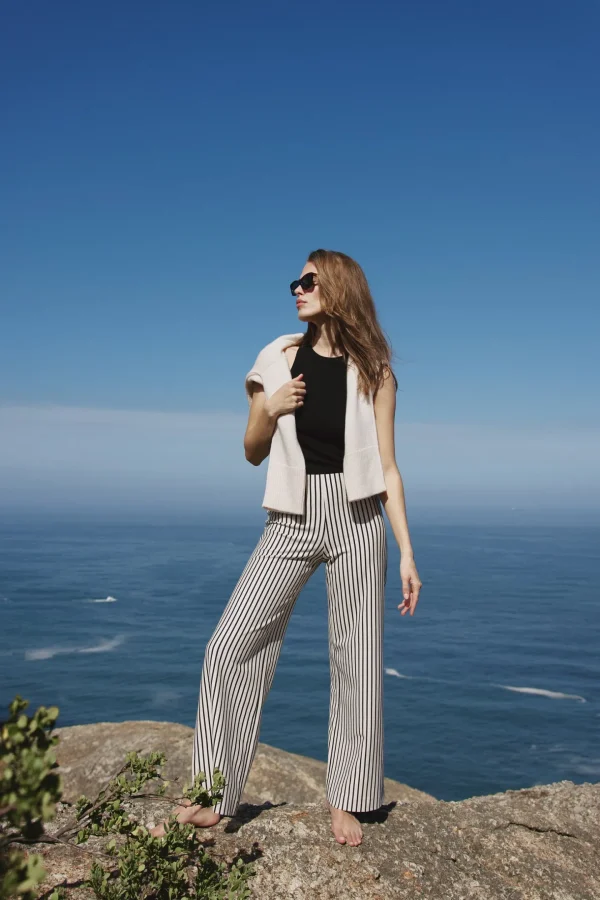 Seductive Hosen & Jumpsuits<Hose Kimberly Stripe in Beige