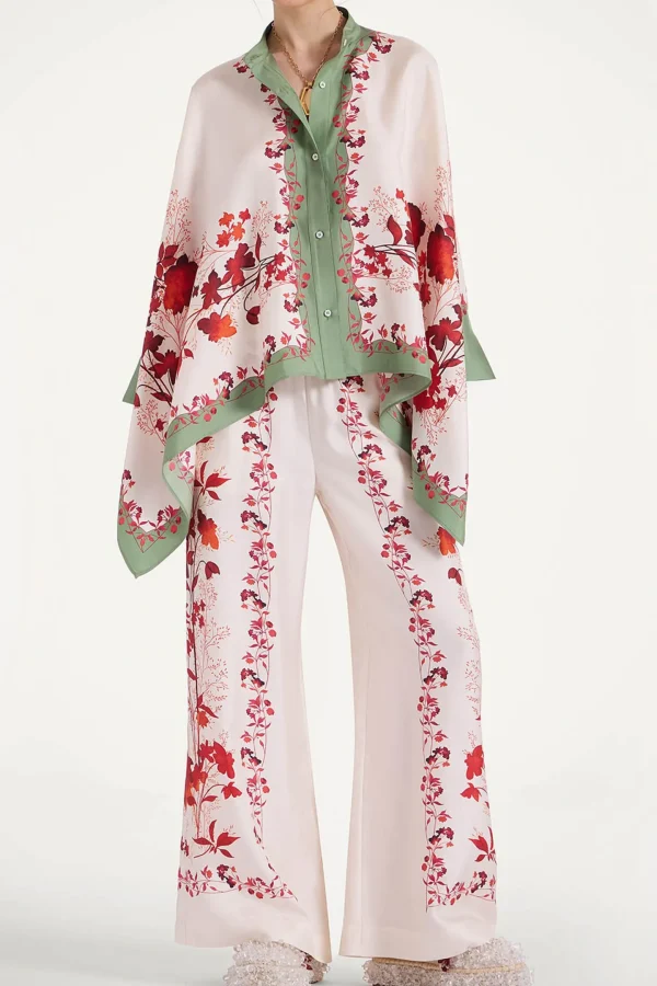 La Double J Hosen & Jumpsuits<Hose Palazzo in Camouflage