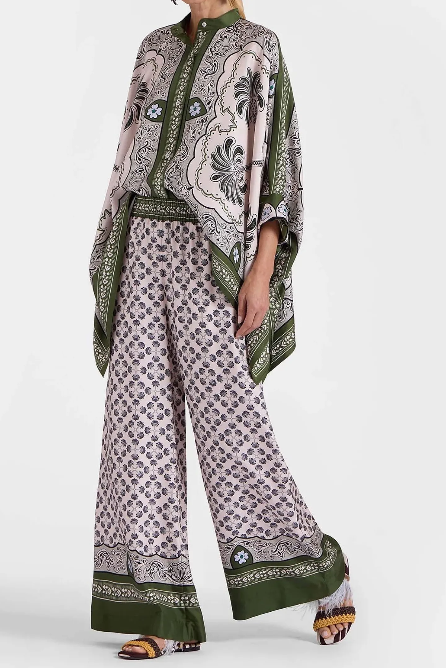 hose_palazzo_in_grn_1.webp La Double J Hosen & Jumpsuits<Hose Palazzo in Grün