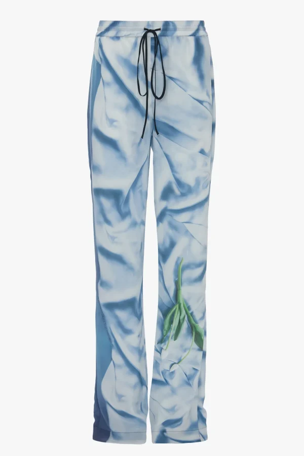 Victoria Beckham Hosen & Jumpsuits<Hose Pyjama in Flowers Ice Blue